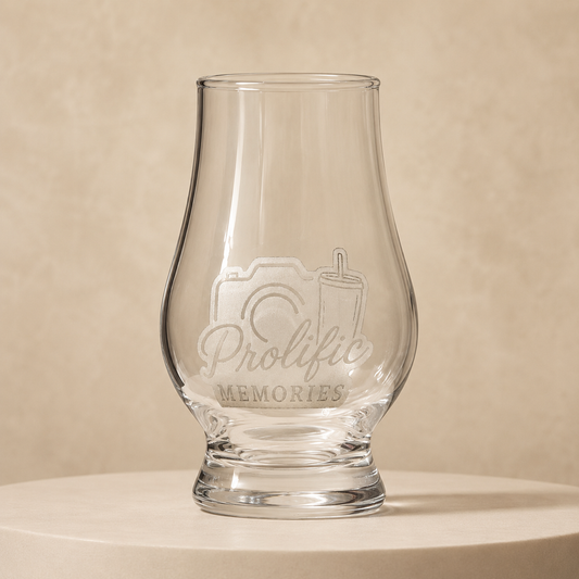 Laser-Engraved Whiskey Glass